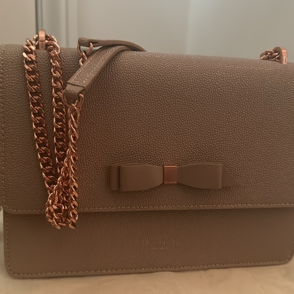 Beautiful light taupe/pink handbag Ted baker London - Picture 2 of 5